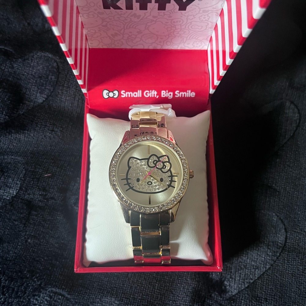 Hello Kitty Gold and Black Watch
